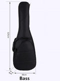 Electric Guitar Bass Folk Bag Waterproof Thicken 10 mm Case Backpack