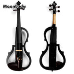 4/4 Wood Electric Violin Black