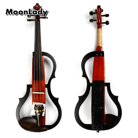 4/4 Wood Electric Violin Black and Brown